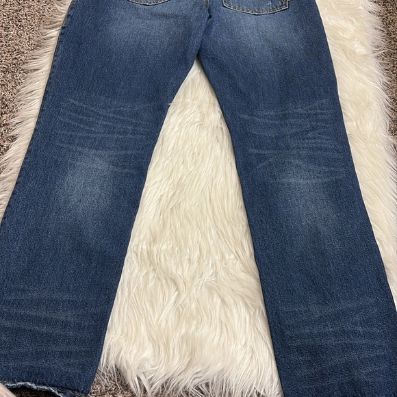 Cabi Distressed 100% BF Boyfriend Jeans Cropped Size 2 100% Cotton - Picture 10 of 14